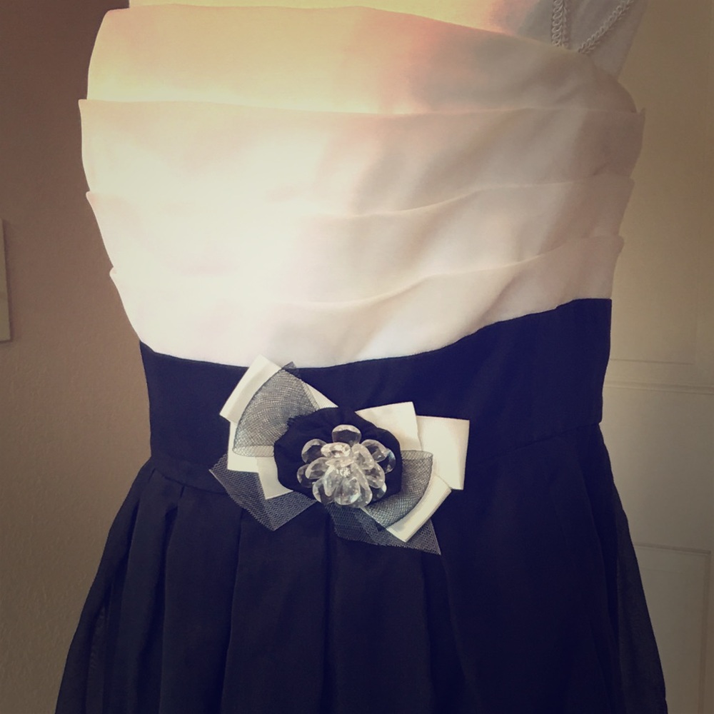 WHBM Floral Bow Pin & Clip
